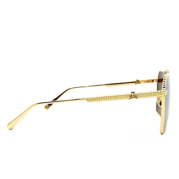 New, PHILIPP PLEIN Sunglasses Plein Stud SPP076V Col.400G Authentic - Picture 3 of 11